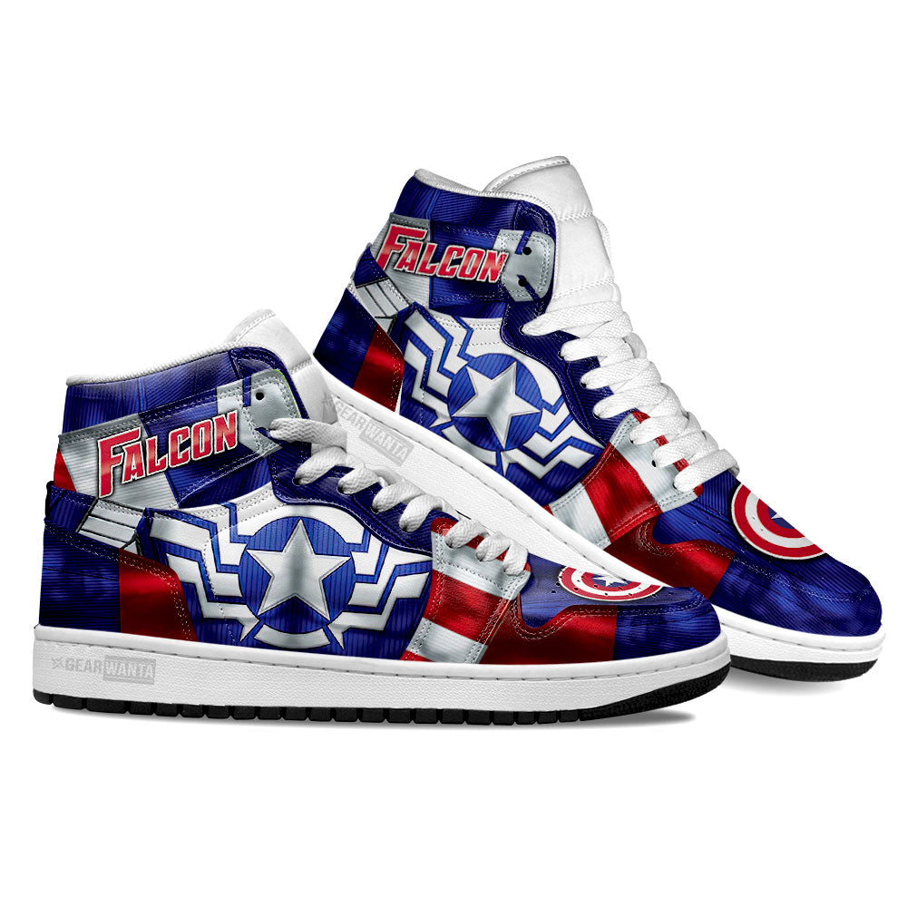 Superhero Falcon High-Top Sneakers Vibe Shoes For Men And Women - Image 2