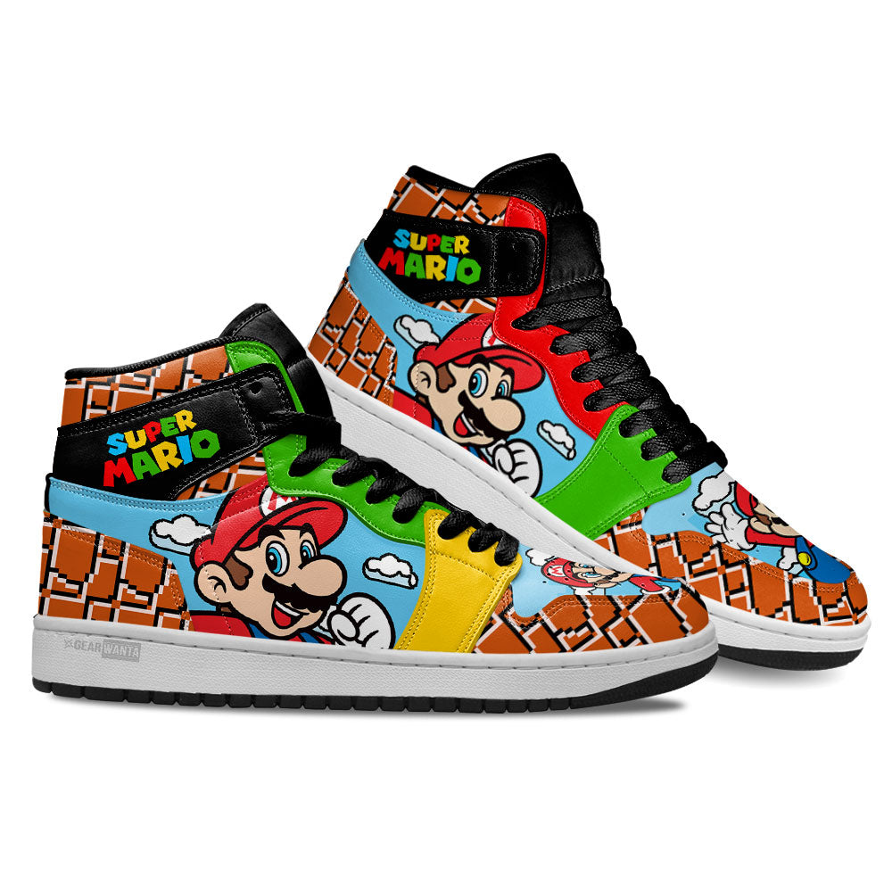 Super Mario High-Top Sneakers Vibe Shoes For Men And Women - Image 3