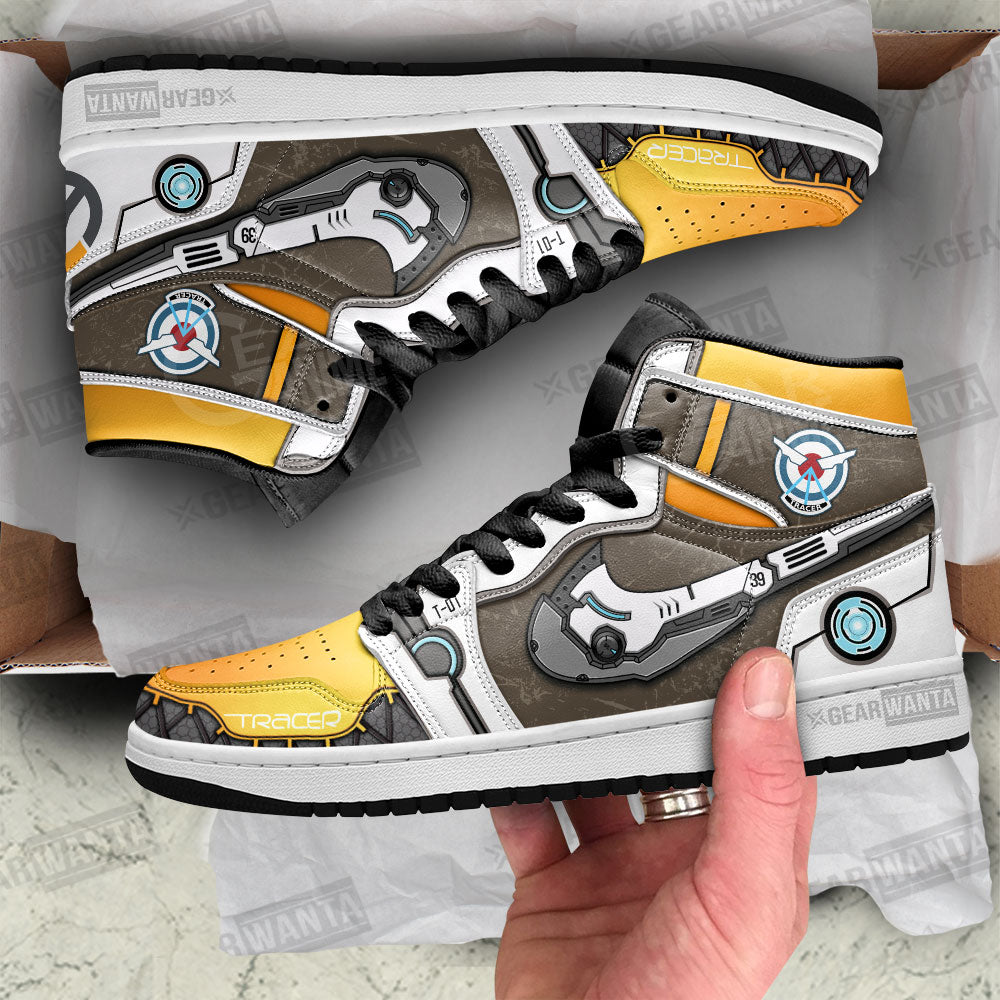 Tracer Overwatch High-Top Sneakers Vibe Shoes For Men And Women - Image 2