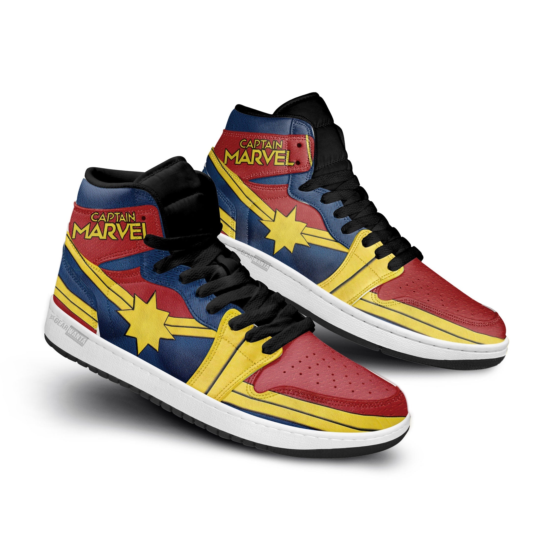 Avenger Captain Marvel High-Top Sneakers Vibe Shoes For Men And Women - Image 2