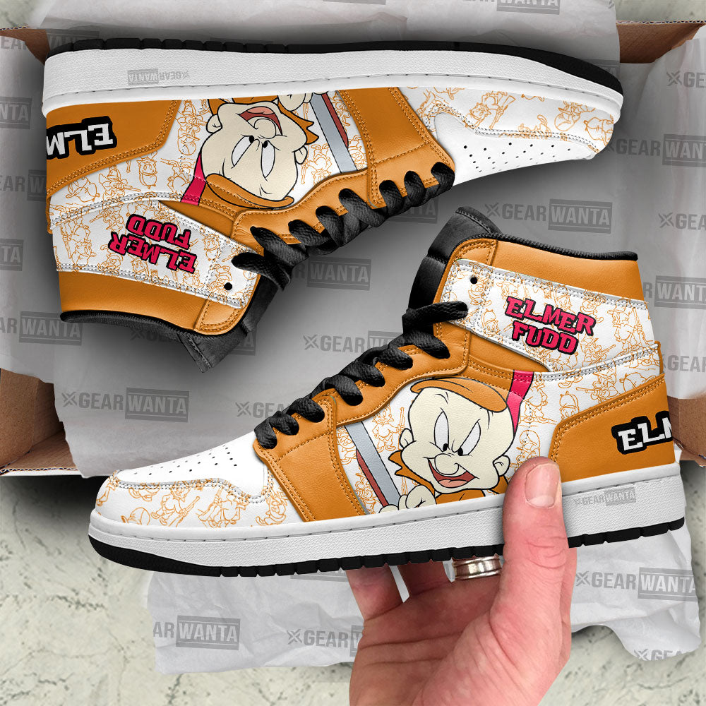 Elmer Fudd High-Top Sneakers Vibe Shoes For Men And Women - Image 2