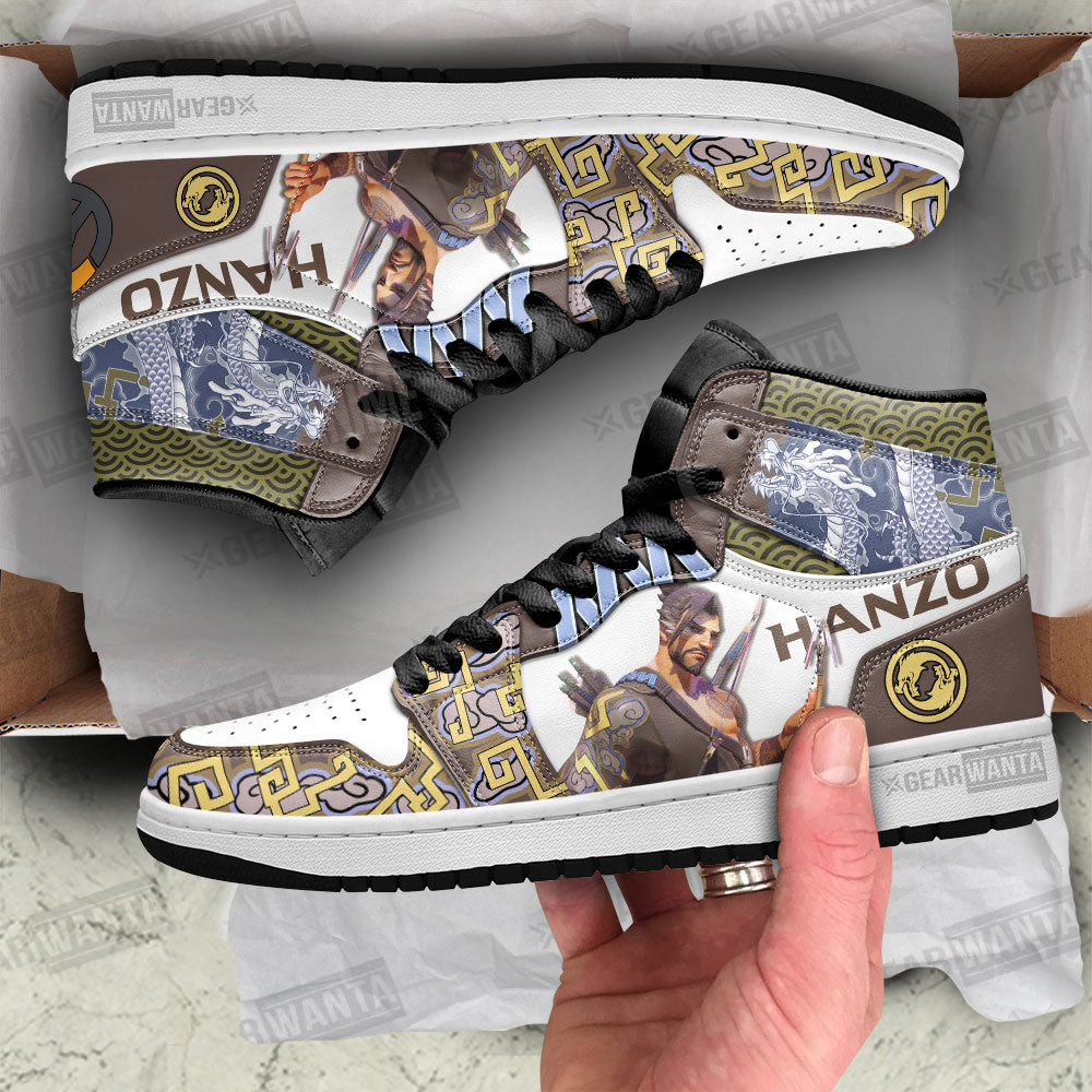 Hanzo Overwatch High-Top Sneakers Vibe Shoes For Men And Women - Image 2