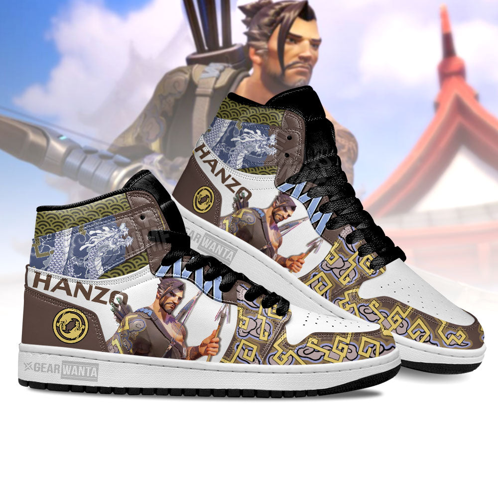 Hanzo Overwatch High-Top Sneakers Vibe Shoes For Men And Women - Image 3