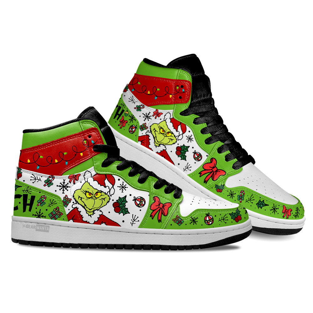 Grinch High-Top Sneakers Vibe Shoes For Men And Women - Image 3
