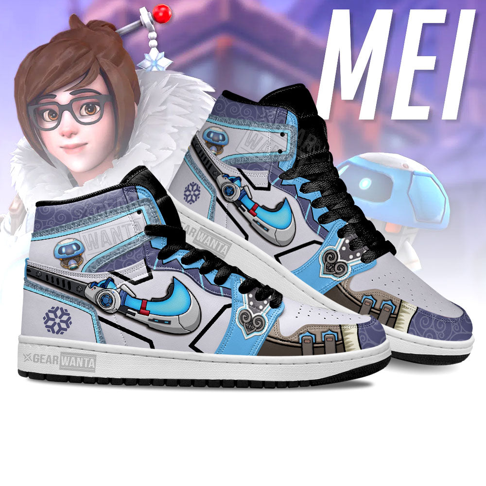 Mei Overwatch High-Top Sneakers Vibe Shoes For Men And Women - Image 3