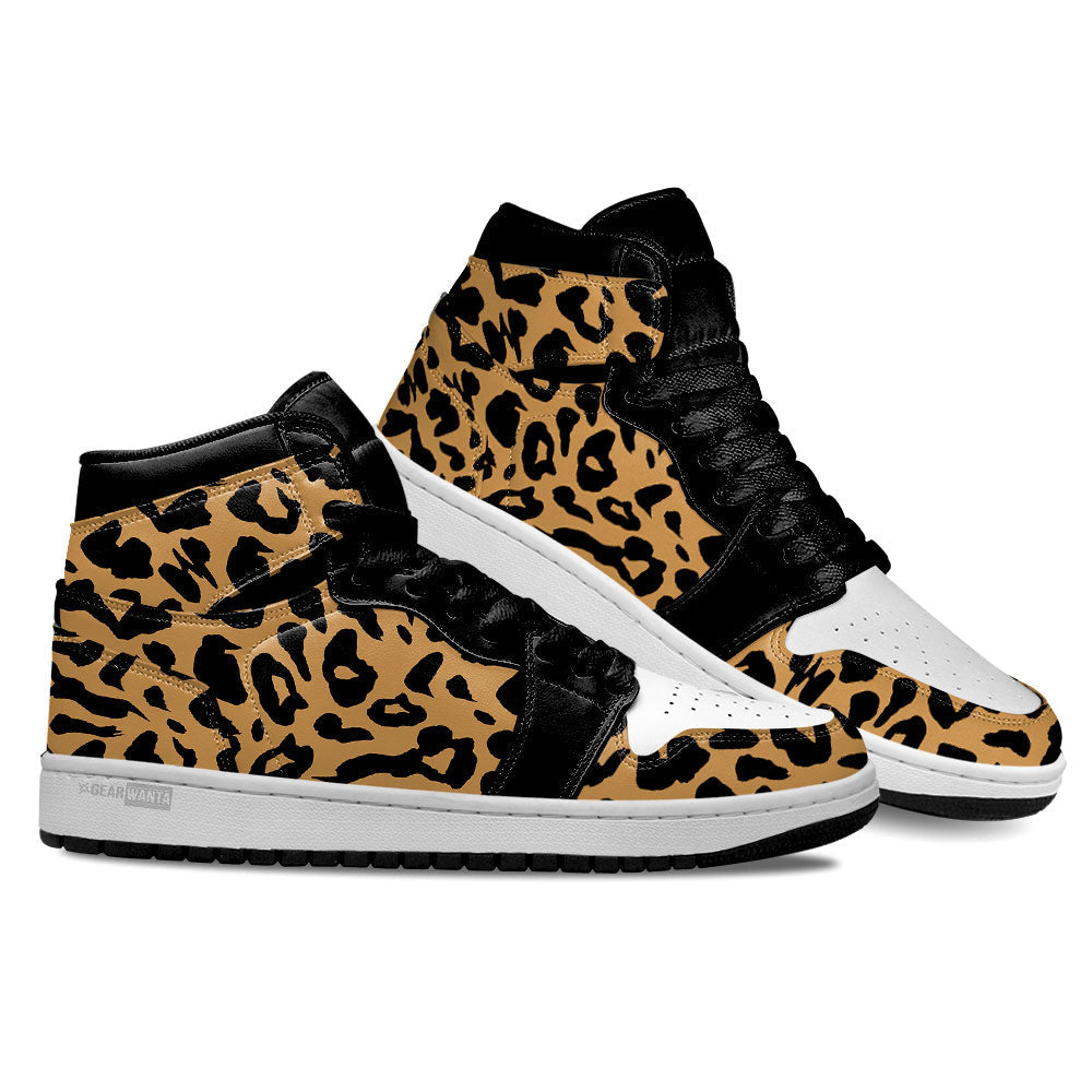 Leopard Skin High-Top Sneakers Vibe Shoes For Men And Women - Image 3