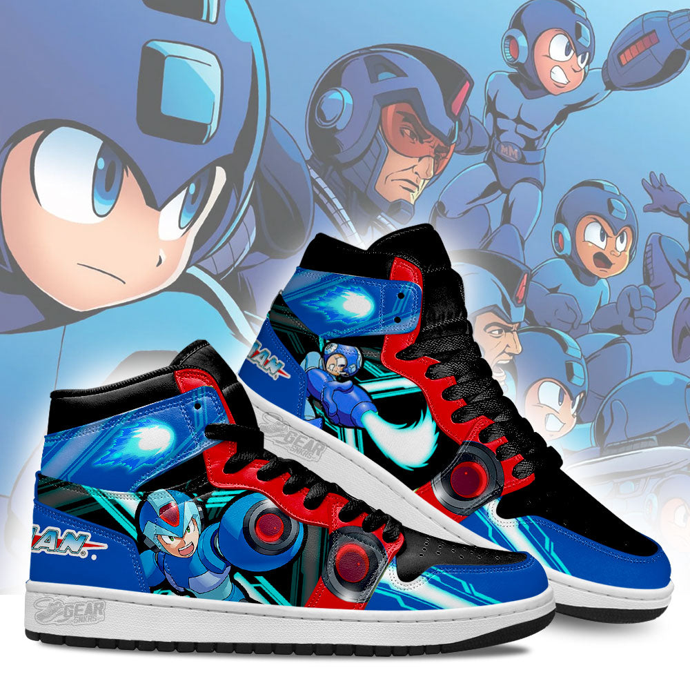 Megaman Gameboy High-Top Sneakers Vibe Shoes For Men And Women - Image 3
