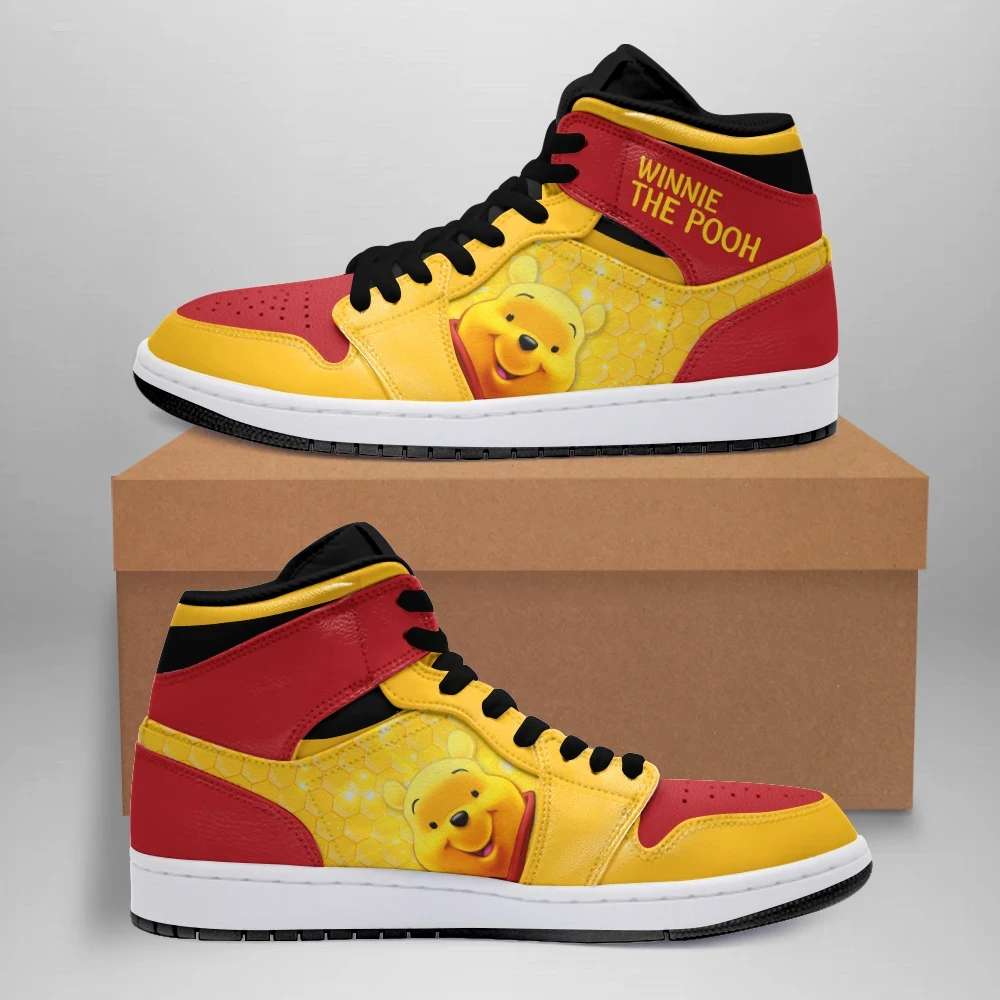 Pooh High-Top Sneakers Vibe Shoes For Men And Women - Image 2