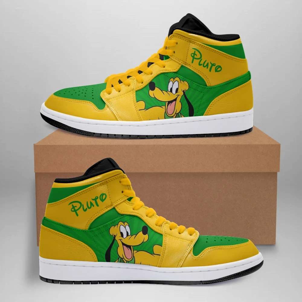 Pluto Dog High-Top Sneakers Vibe Shoes For Men And Women - Image 2