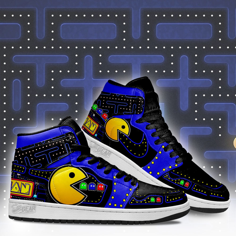 Pacman Gameboy High-Top Sneakers Vibe Shoes For Men And Women - Image 3