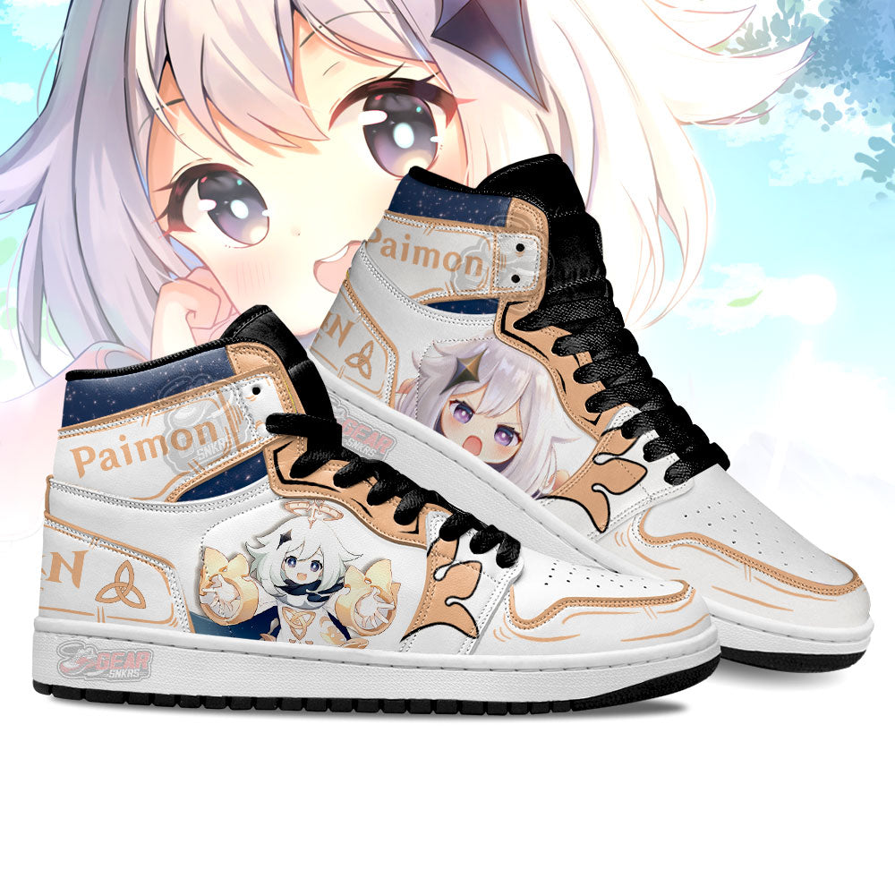 Paimon Genshin Impact High-Top Sneakers Vibe Shoes For Men And Women - Image 3