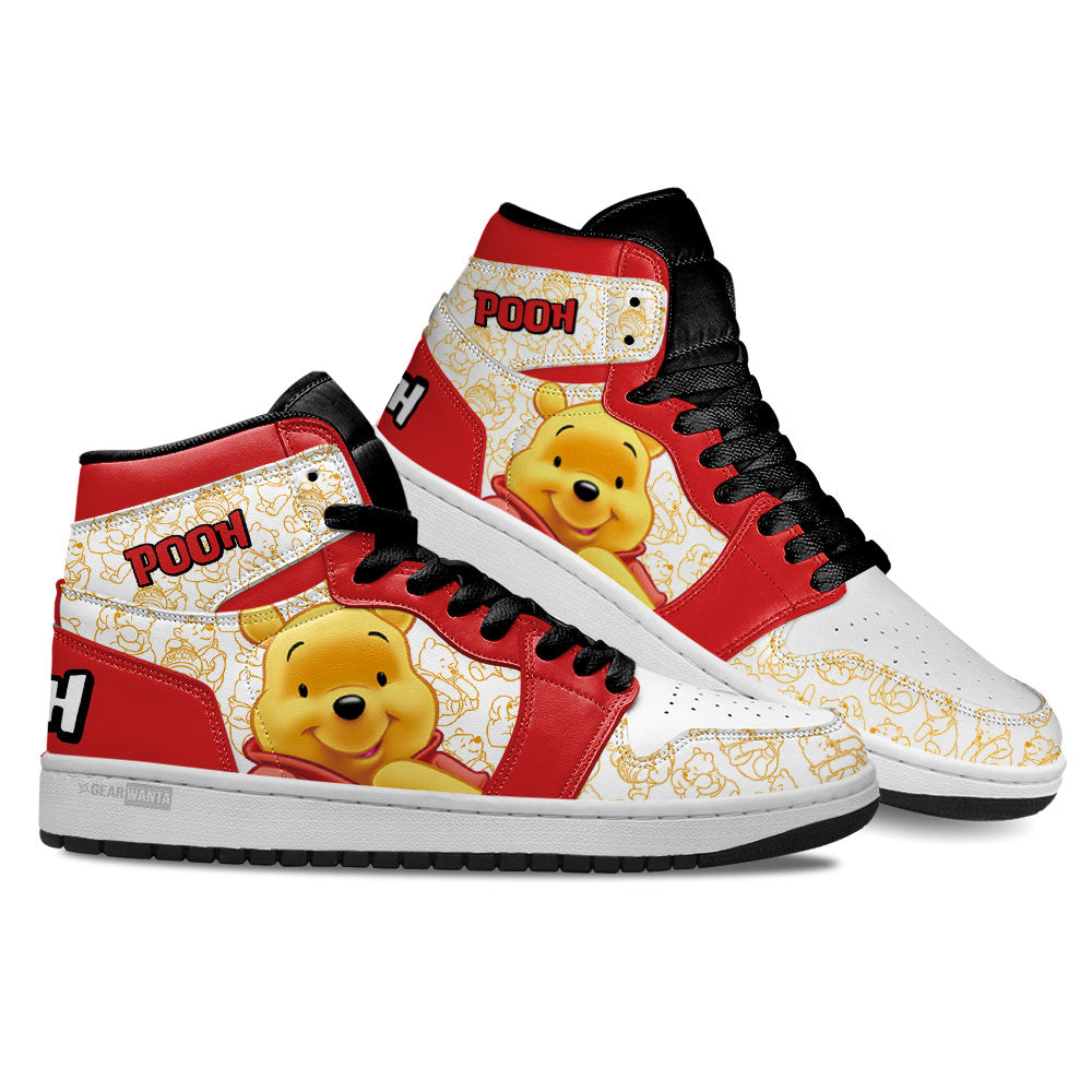 Pooh High-Top Sneakers Vibe Shoes For Men And Women - Image 3