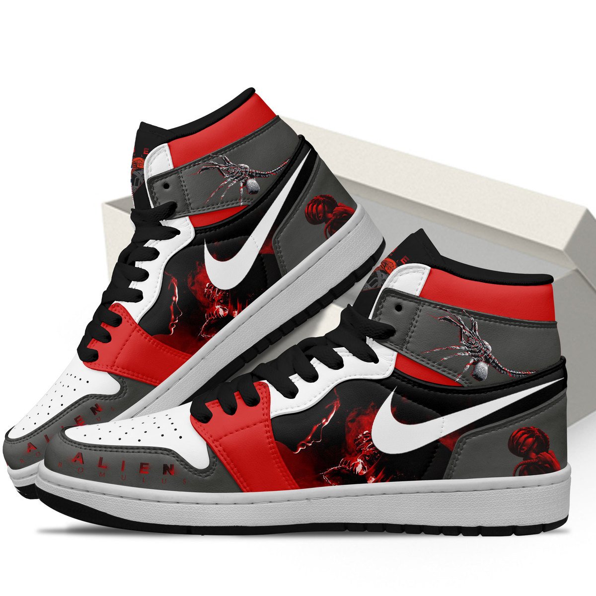 Alien Romulus High-Top Sneakers Vibe Shoes For Men And Women - Image 2