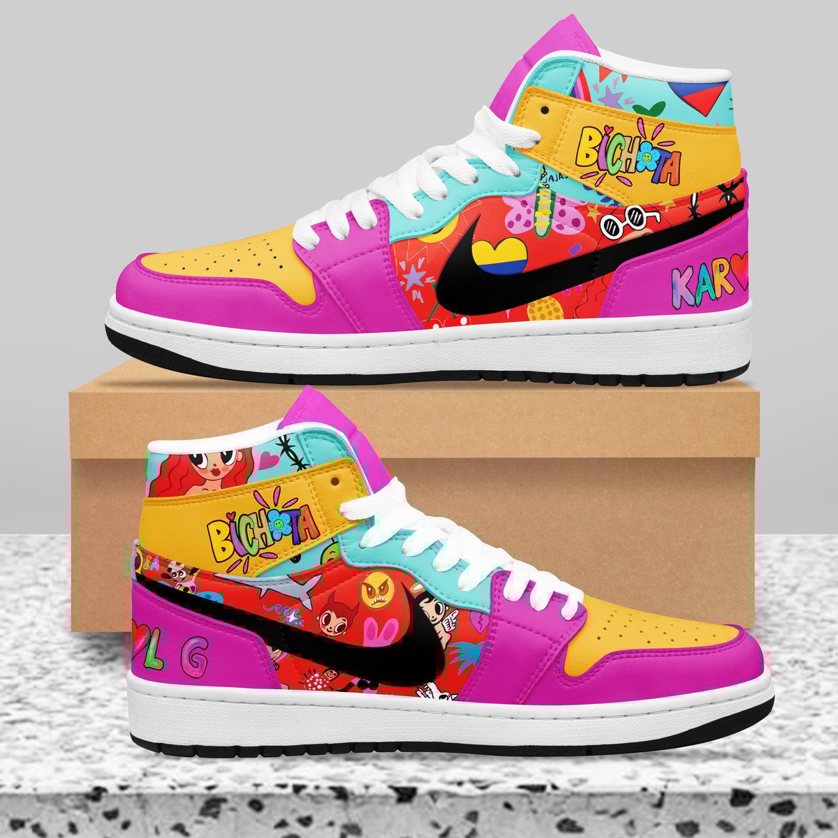 Korn High-Top Sneakers Vibe Shoes For Men And Women - Image 2