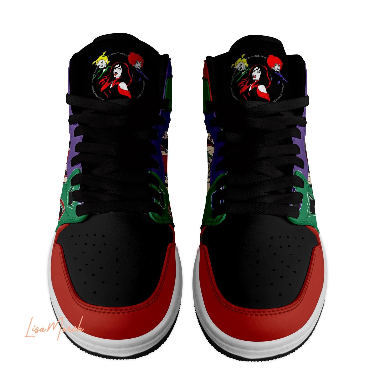 The Hex Girls High-Top Sneakers Vibe Shoes For Men And Women - Image 3