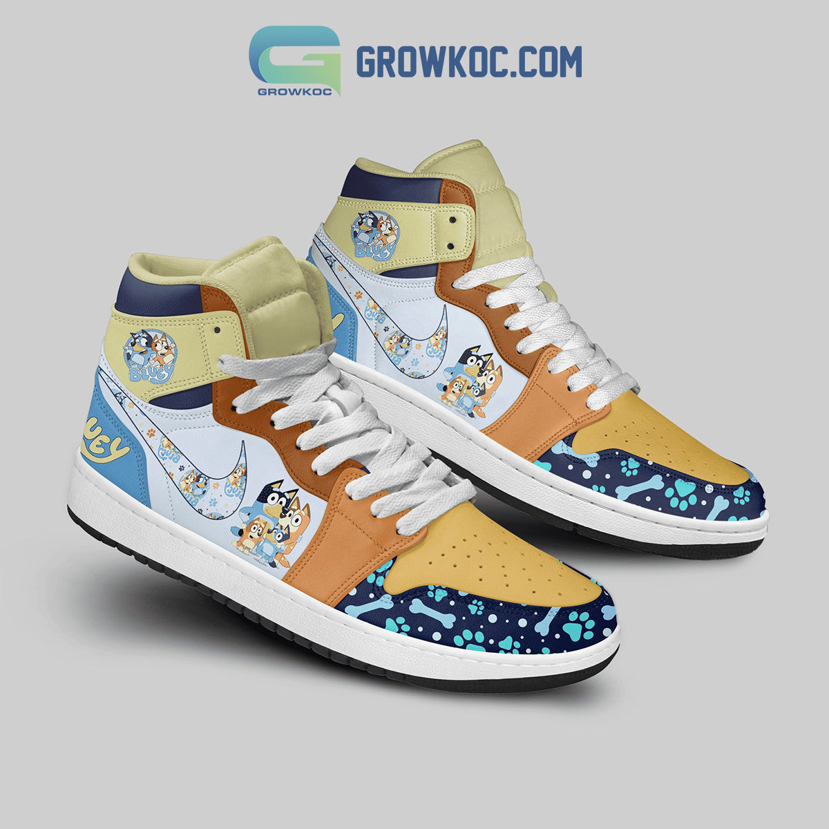 Bluey High-Top Sneakers Vibe Shoes For Men And Women - Image 2