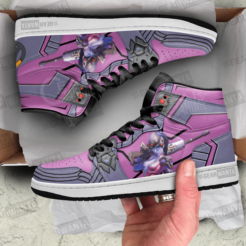 Widowmaker Overwatch High-Top Sneakers Vibe Shoes For Men And Women - Image 2