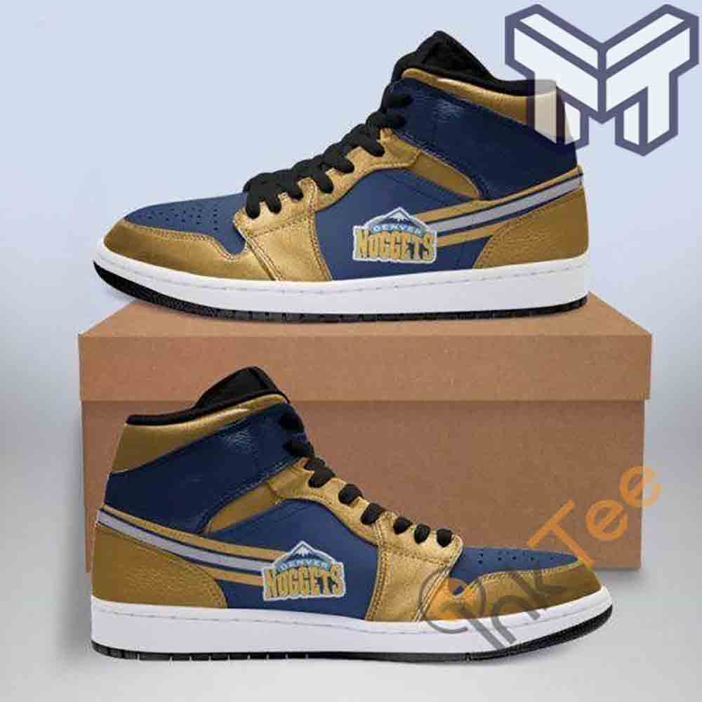 Denver Nuggets High-Top Sneakers Vibe Shoes For Men And Women - Image 2