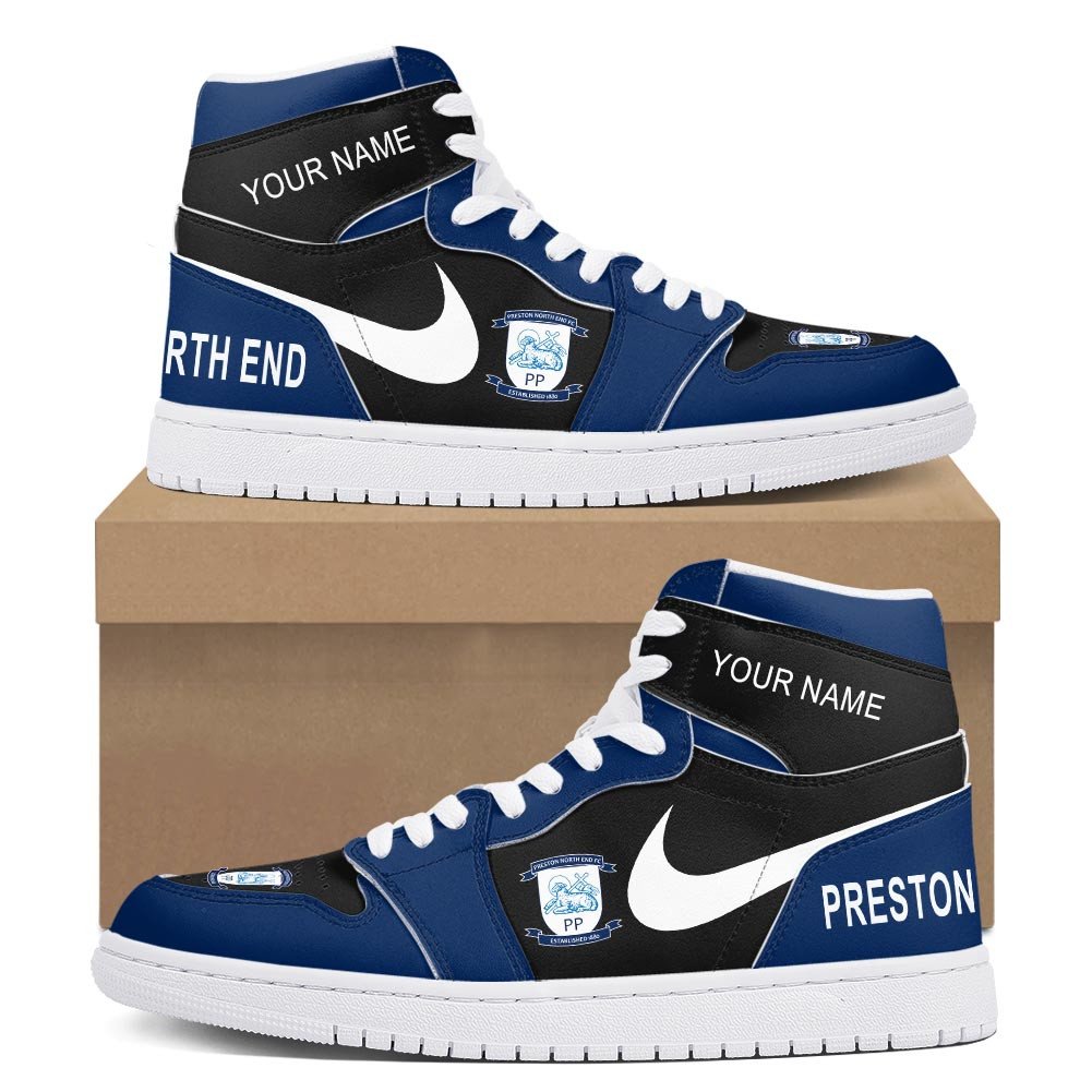 Preston North End High-Top Sneakers Vibe Shoes For Men And Women - Image 2