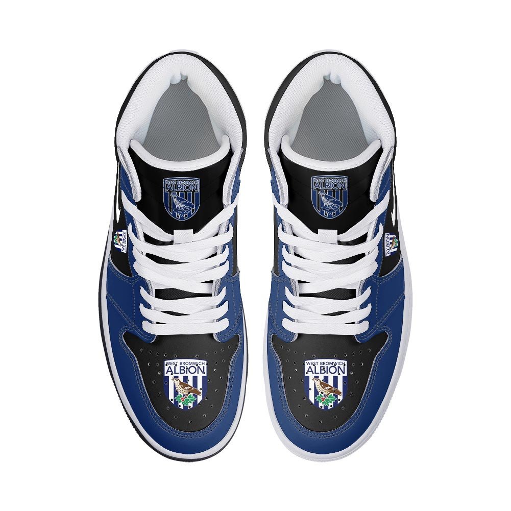 West Bromwich Albion High-Top Sneakers Vibe Shoes For Men And Women - Image 3
