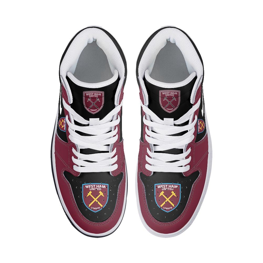 West Ham United High-Top Sneakers Vibe Shoes For Men And Women - Image 3