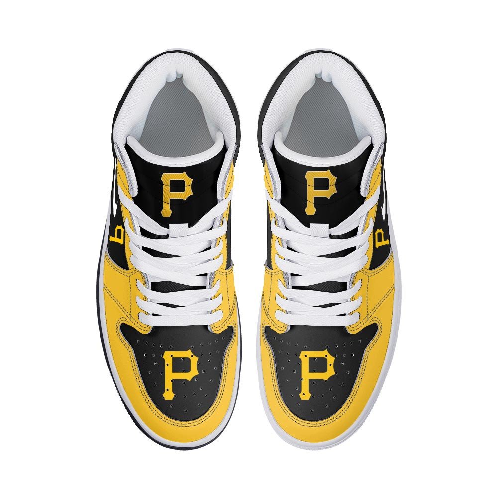 Pittsburgh Pirates High-Top Sneakers Vibe Shoes For Men And Women - Image 3