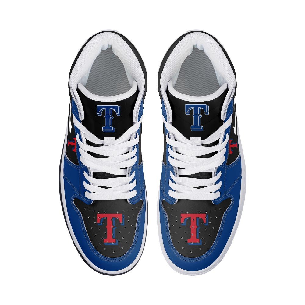 Texas Rangers High-Top Sneakers Vibe Shoes For Men And Women - Image 3