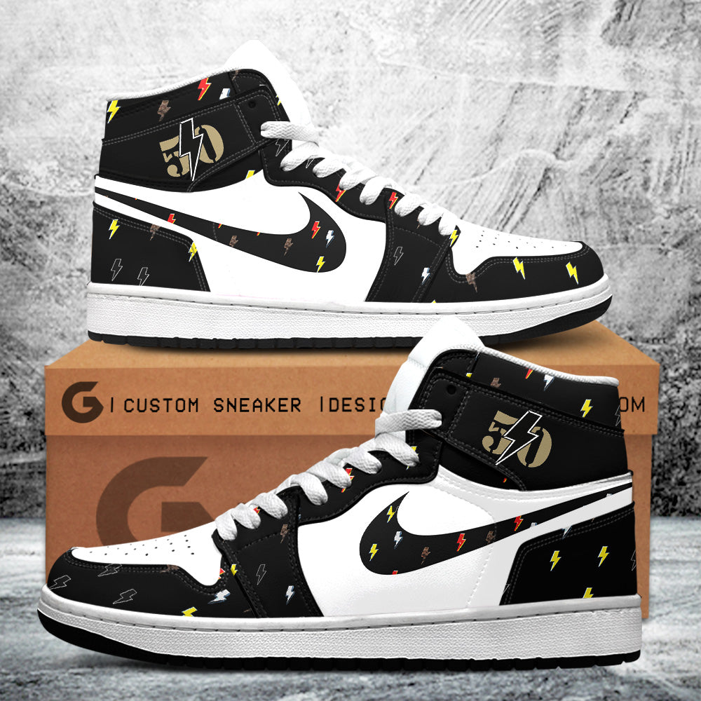 Rock Music High-Top Sneakers Vibe Shoes For Men And Women - Image 2