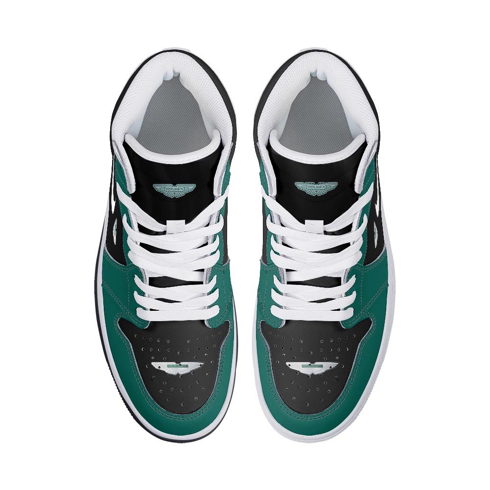 Aston Martin High-Top Sneakers Vibe Shoes For Men And Women - Image 3
