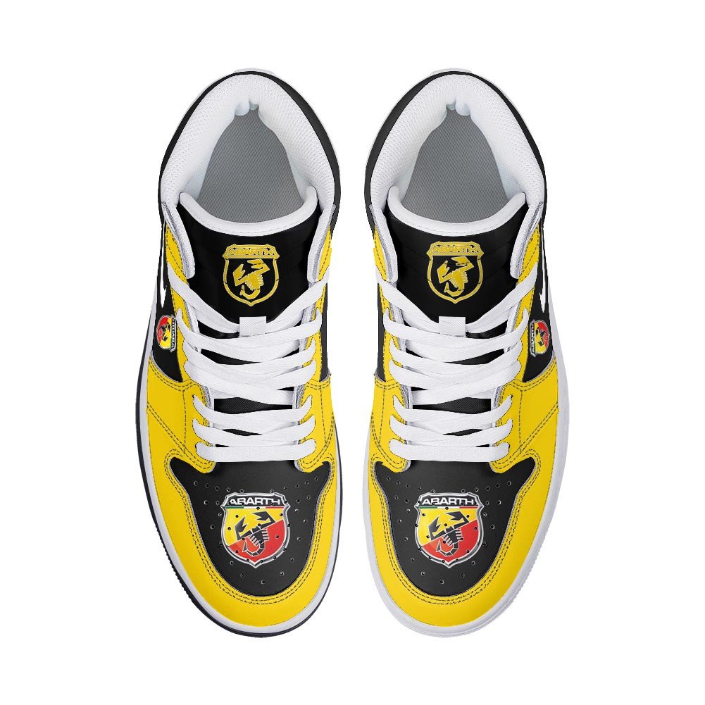 Abarth High-Top Sneakers Vibe Shoes For Men And Women - Image 3
