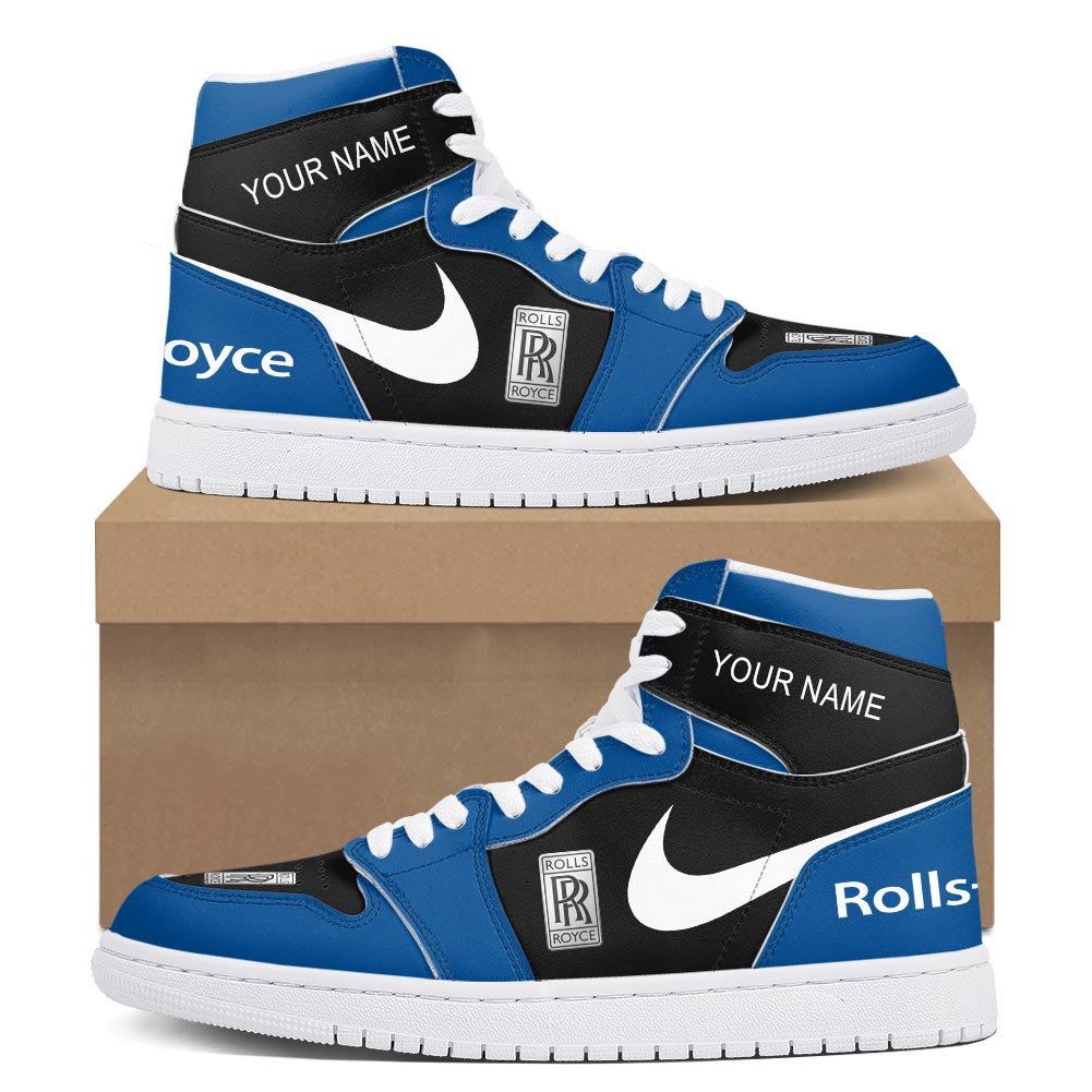 Rolls Royce High-Top Sneakers Vibe Shoes For Men And Women - Image 2