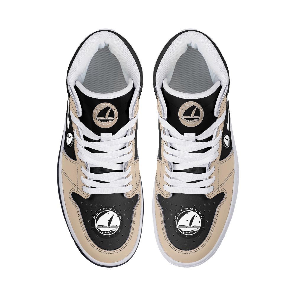 Plymouth High-Top Sneakers Vibe Shoes For Men And Women - Image 3