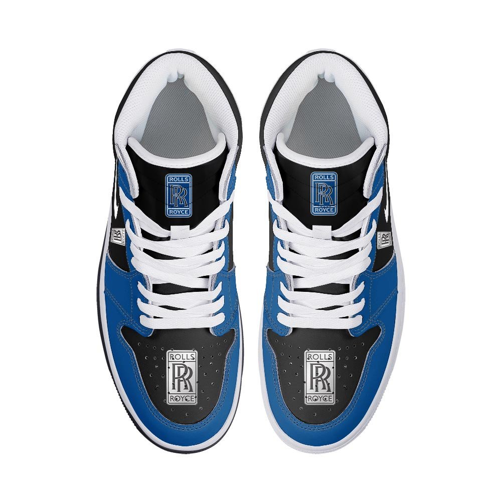 Rolls Royce High-Top Sneakers Vibe Shoes For Men And Women - Image 3