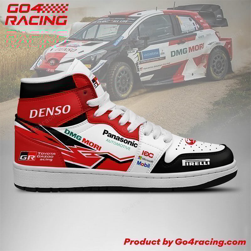 Toyota Gazoo High-Top Sneakers Vibe Shoes For Men And Women - Image 3