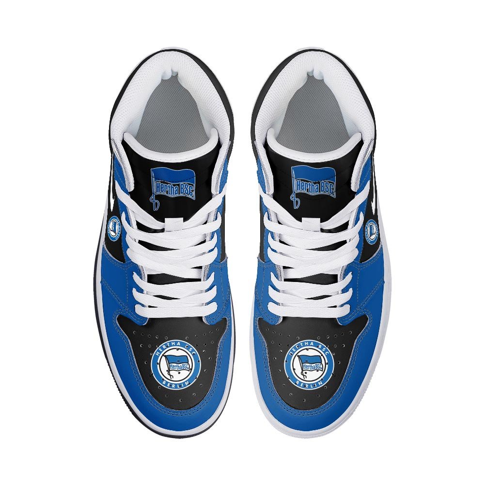 Hertha Bsc High-Top Sneakers Vibe Shoes For Men And Women - Image 3