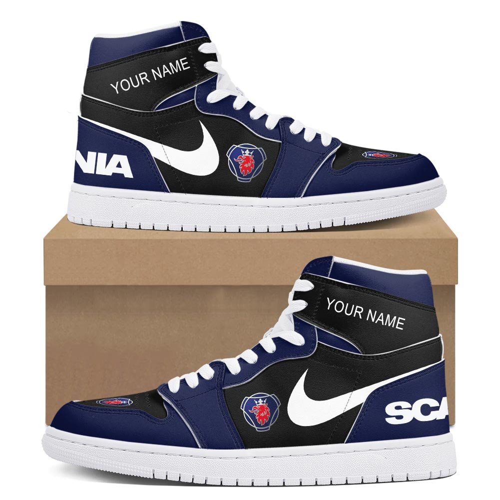 Scania Trucks High-Top Sneakers Vibe Shoes For Men And Women - Image 2