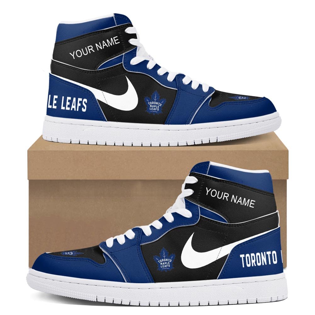 Toronto Maple Leafs High-Top Sneakers Vibe Shoes For Men And Women - Image 2
