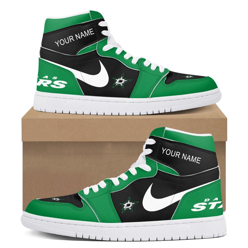 Dallas Stars High-Top Sneakers Vibe Shoes For Men And Women - Image 2