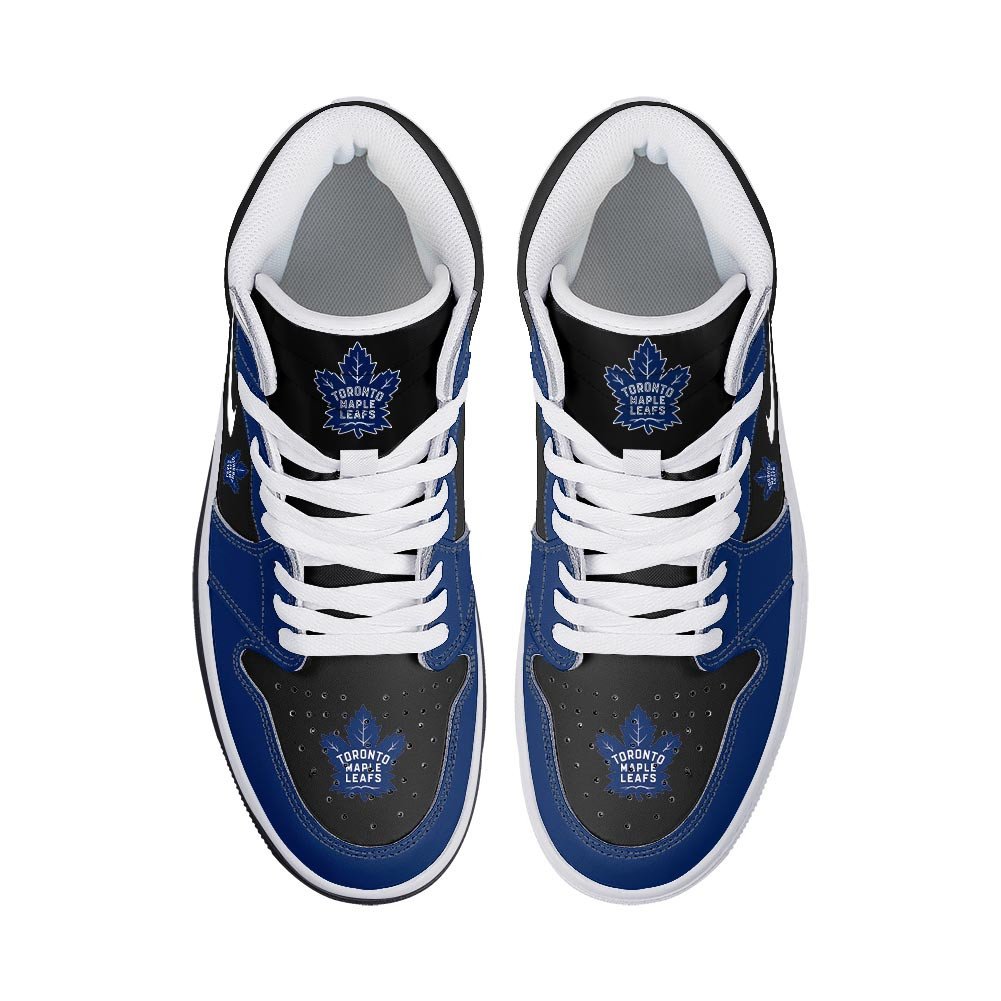 Toronto Maple Leafs High-Top Sneakers Vibe Shoes For Men And Women - Image 3