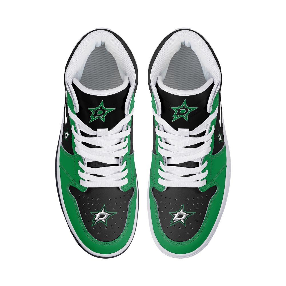 Dallas Stars High-Top Sneakers Vibe Shoes For Men And Women - Image 3