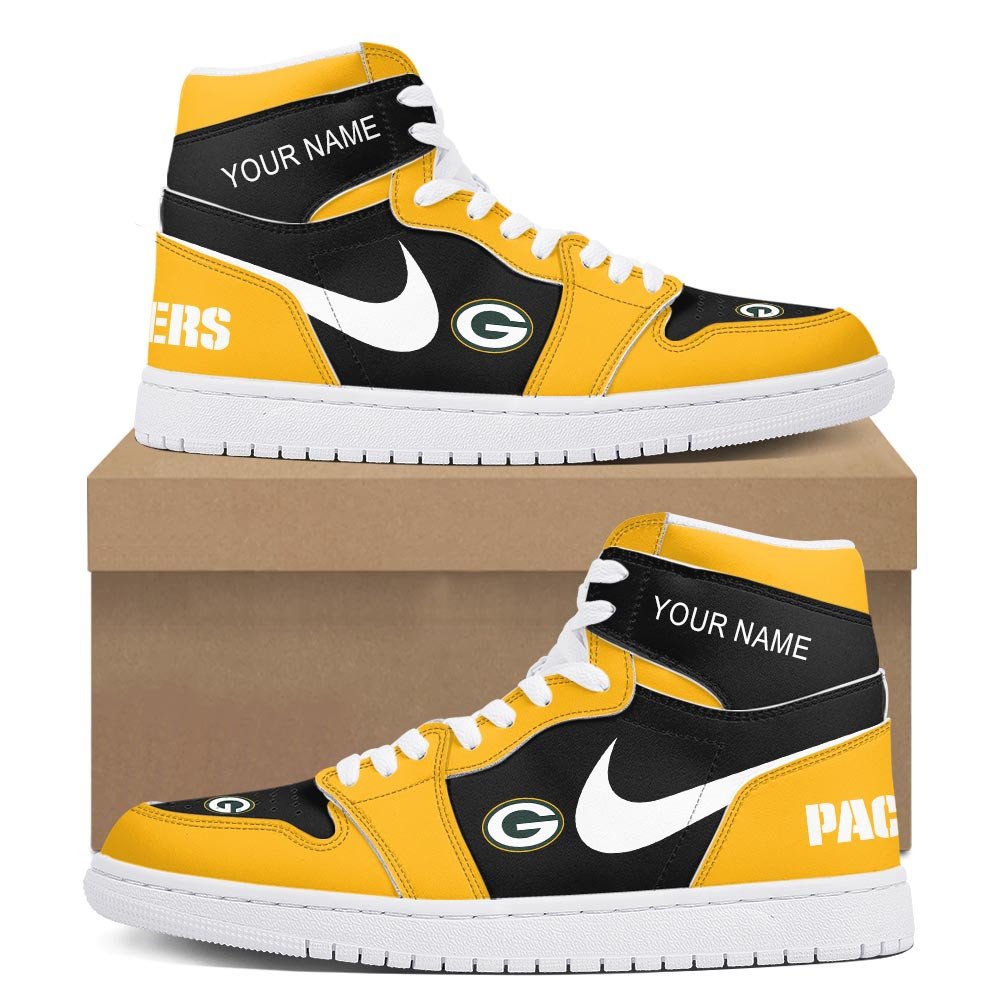 Green Bay Packers High-Top Sneakers Vibe Shoes For Men And Women - Image 2