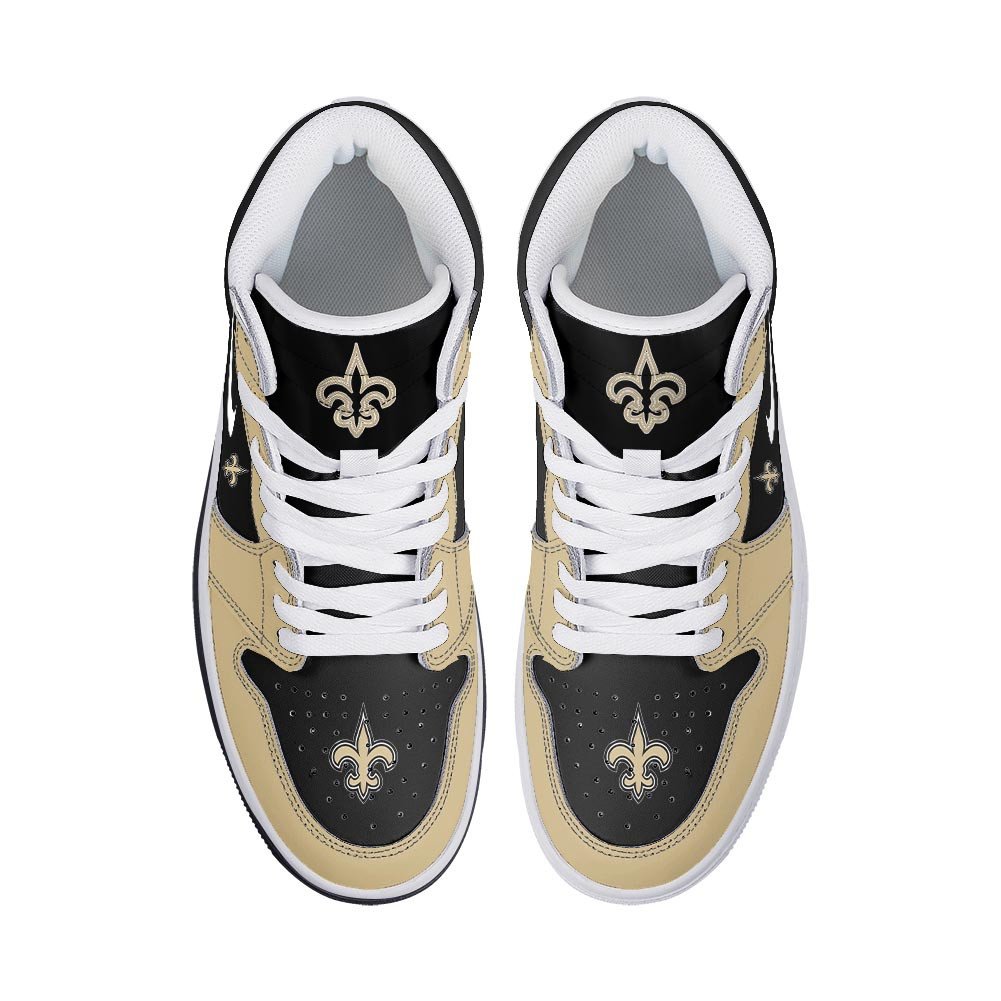 New Orleans Saints High-Top Sneakers Vibe Shoes For Men And Women - Image 3