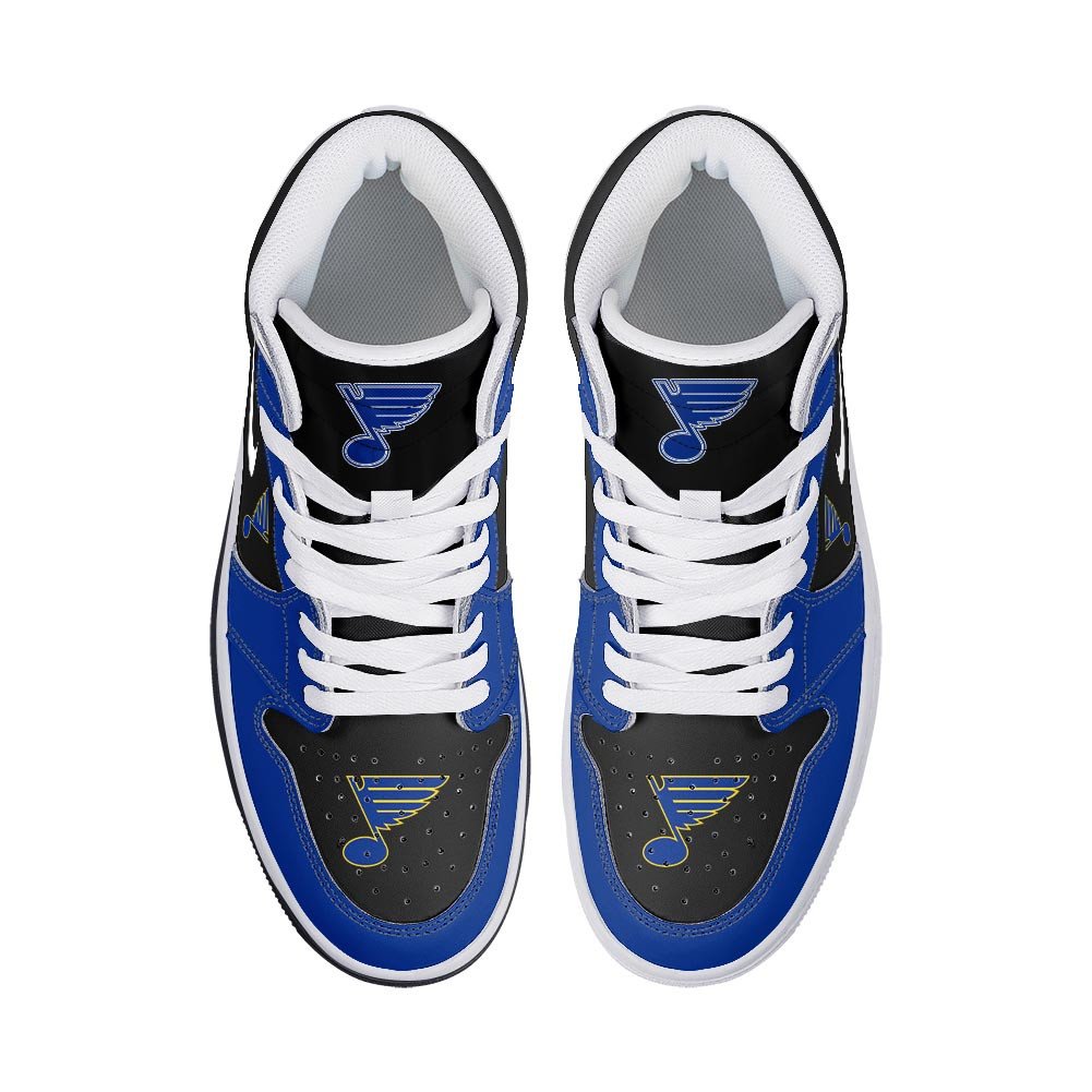 St Louis Blues High-Top Sneakers Vibe Shoes For Men And Women - Image 3