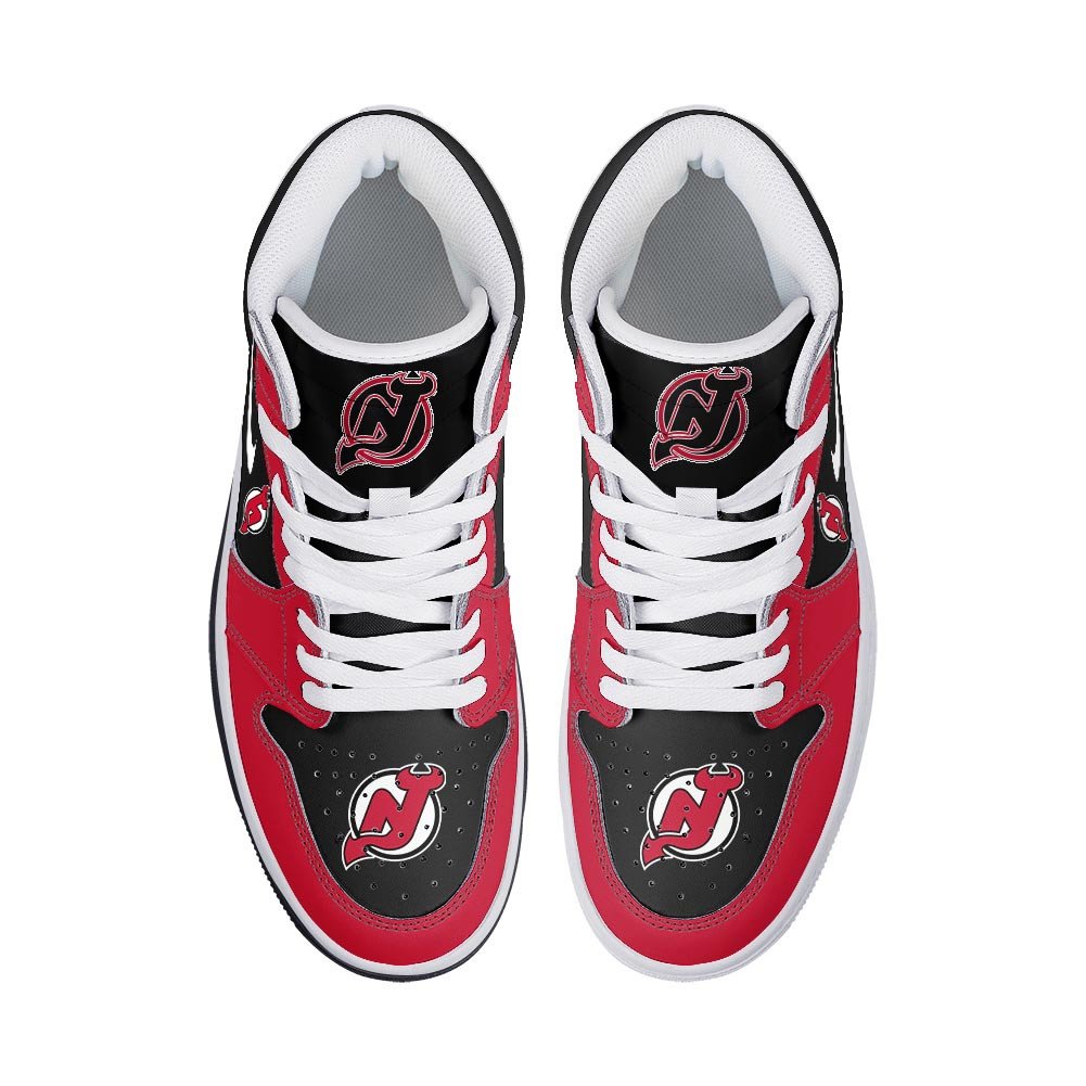 New Jersey Devils High-Top Sneakers Vibe Shoes For Men And Women - Image 3