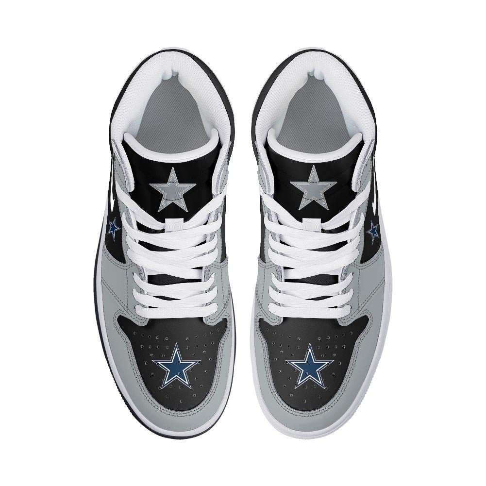 Dallas Cowboys High-Top Sneakers Vibe Shoes For Men And Women - Image 3