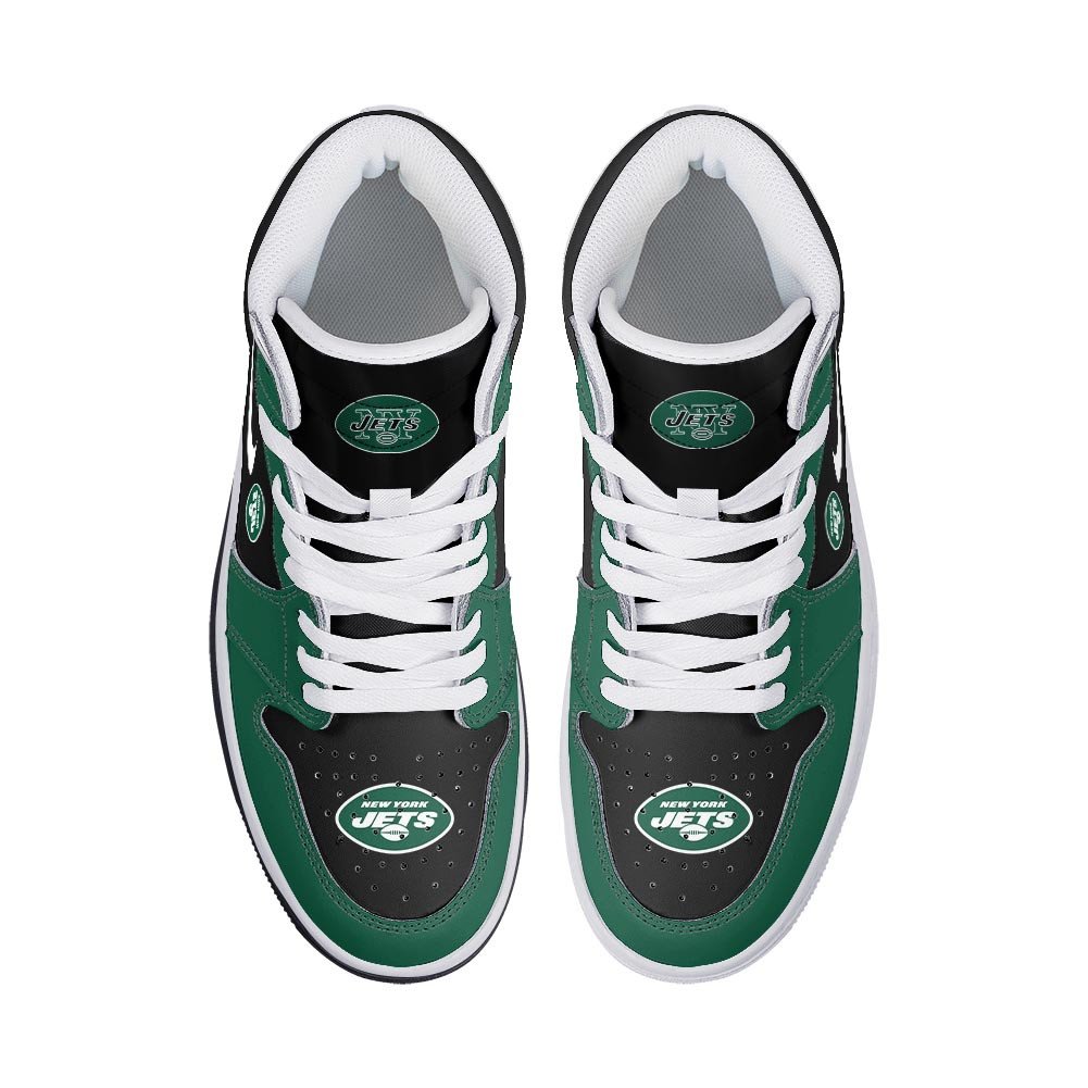New York Jets High-Top Sneakers Vibe Shoes For Men And Women - Image 3