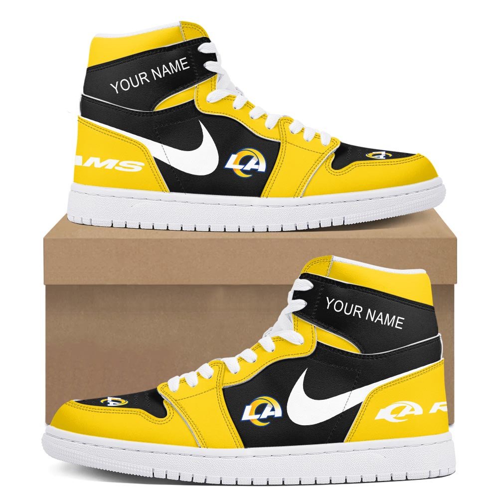 Los Angeles Rams High-Top Sneakers Vibe Shoes For Men And Women - Image 2