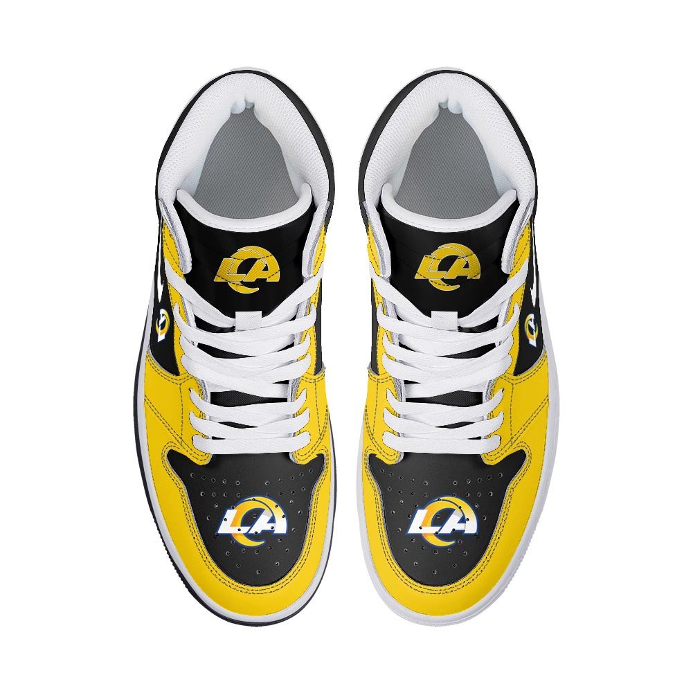 Los Angeles Rams High-Top Sneakers Vibe Shoes For Men And Women - Image 3