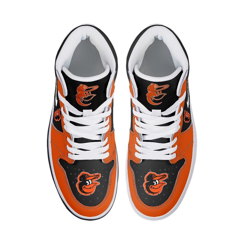 Baltimore Orioles High-Top Sneakers Vibe Shoes For Men And Women - Image 3