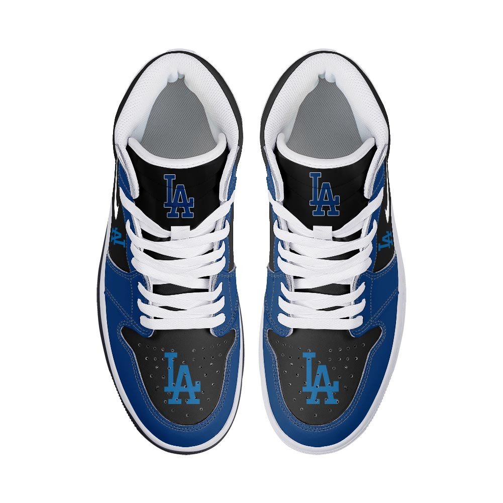 Los Angeles Dodgers High-Top Sneakers Vibe Shoes For Men And Women - Image 3